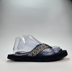 Teva Mush II Black Lightweight Comfort Flip Flops Sandals 4198 Women’s Size 8